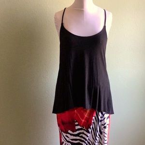 Cute Strappy Black Top